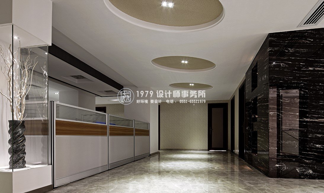 辦公室設計之南康華瑞地產(chǎn)辦公室辦公區(qū)域效果圖3