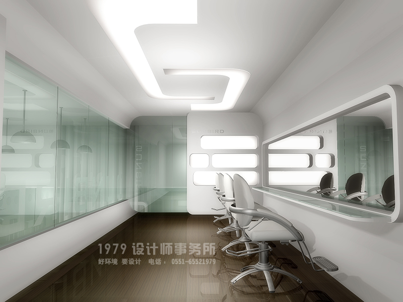 合肥理發(fā)店VIP區(qū)設(shè)計效果圖